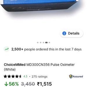 ChoiceMMed Pulse Oximeter