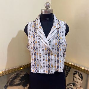 Bombay Paisley Cotton Waistcoat