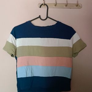 Adorable Colorblock T-shirt For Women