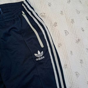 ADIDAS ORIGINAL NAVY STRIPED TRACK PANT