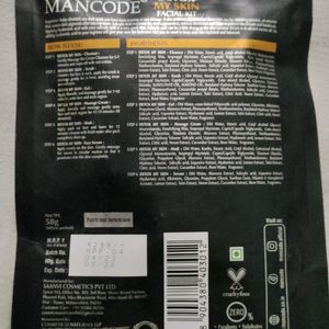 MANCODE Detox My Skin Facial Kit