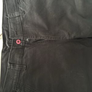 A black denim jeans