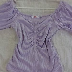 Sweetheart Neck Coquette Pinterest Lavender Top