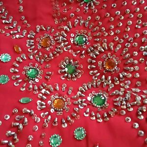 Red Colour Saree