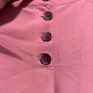 Koovs Pink Culottes/Trousers