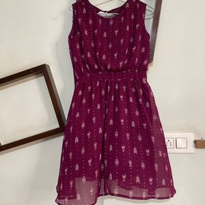 Burgundy Dress