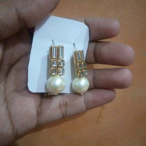 Kundan Earring With Moti