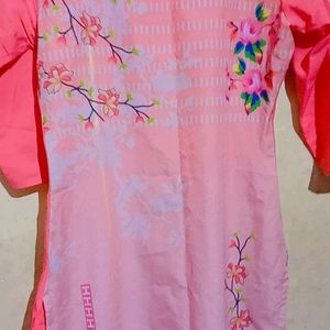 Floral Pink Kurta 💗