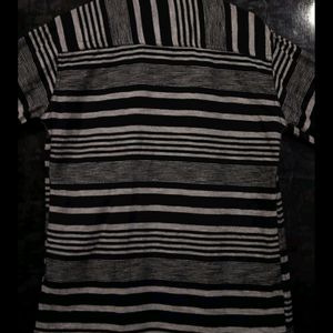 Stripped Black & White Shirt | For Men & Women