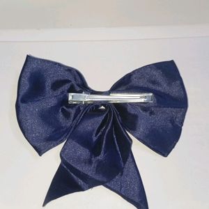 Cute Soft Silky Hair Bow With Aligator Clip