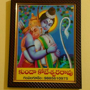 Shriram And Hanuman Best Quality Glass Frame Showpiece