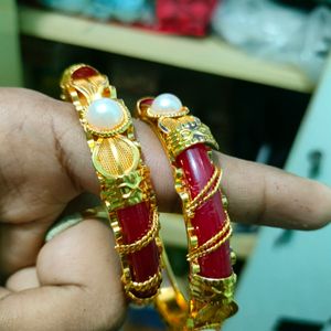 99 Rs Only Gold Plated Kada.Or Bangles