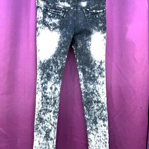 Black Faded Ripped Jeans | Trendy A