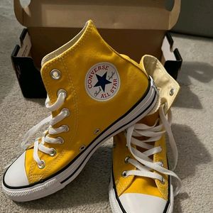 Brand New Yellow Converse