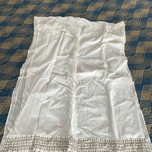 Cotton Off White Dupatta