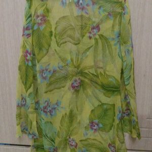 Vintage Kurti, Brand New, Green Kurti, Short Kurti