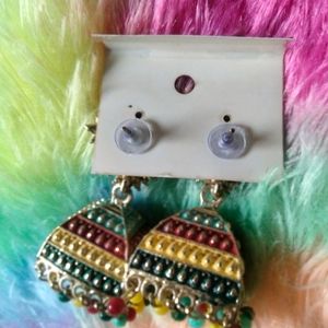 Multicolor Jhumka