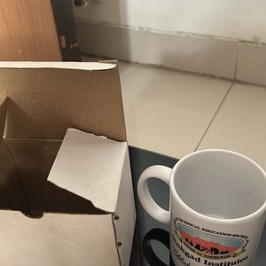 Brand New Ceramic Coffee Mug With Box White