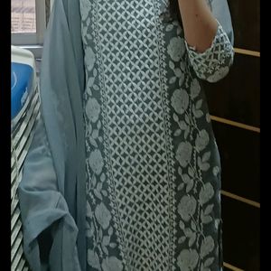 Chikankari Straight Kurta Set