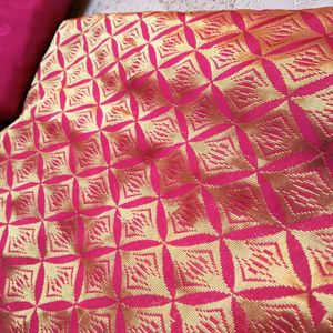 Soft Pink Banarasi Silk Saree