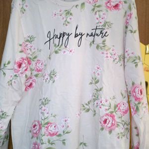 Printed full sleeves tshirt for women