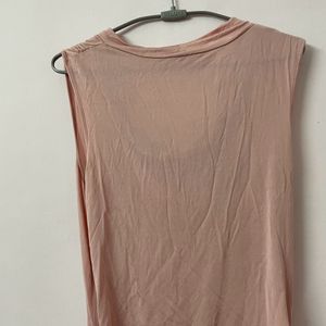 SATIN COWL NECK TOP