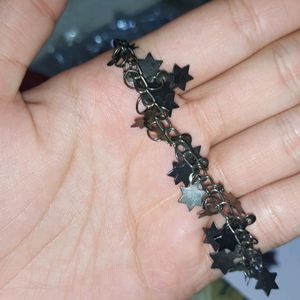 Black Metal STARS Bracelet/anklets