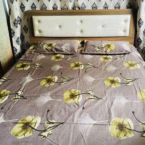 New Bed Sheet Without Pillow Cover