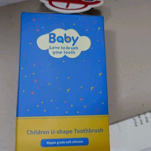 Baby Toothbrush For 2 to 9 Years Old, U Shape