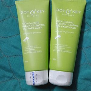 Combo Of 2 Dot & Key Cica Calming Face Wash