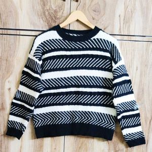 Black Designer Sweater Size-38