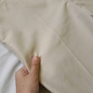 Beige Formal Pants