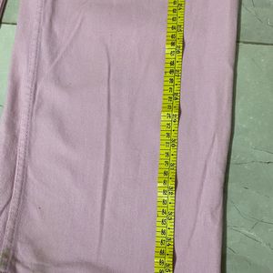 H&M Pink Wide Twill Trousers