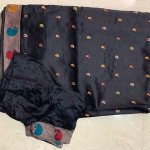 Pure Tusser Silk Saree