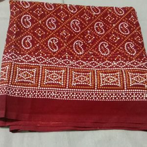 Beautiful Maroon Saree Unused