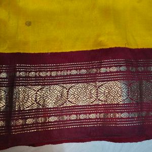 Pure Kanchi Pattu Saree 💛❤️