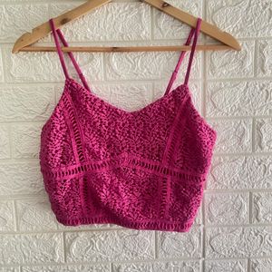 Westside Crochet Detail Top