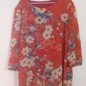 Orange Top Xxl ALine New Like