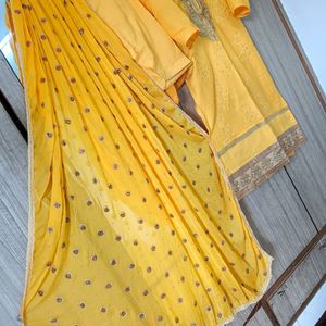 Beautiful Haldi Function Suit For Women