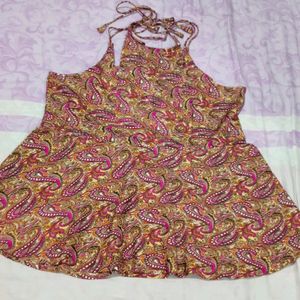 Multicolour Printed Top For Women