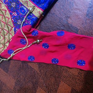 Beautiful Heavy Blue Coloured Kurta Trouser