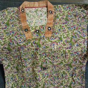 Short Kalamkari Kurta