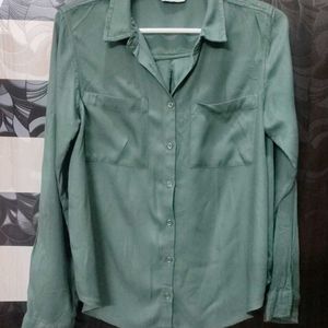 Olive Color Shirt By DNMX