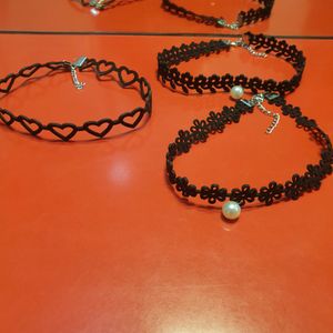 Black Lace Chokers