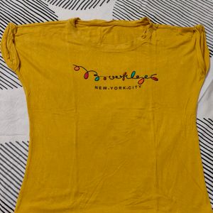 Women Yellow Top