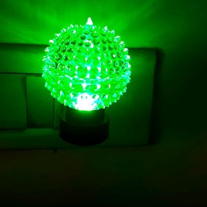 Green color light lamp
