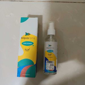 New Unused Aqualens Lens Cleaning Solution 100 ML