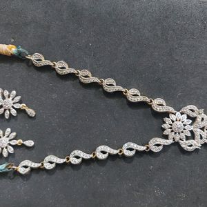 Necklace Set Of Barik Nag Kangan