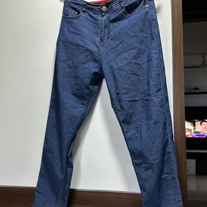 Adbucks Straight Fit High Rise Jeans