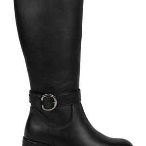 ELLE Visit Store Black Women Zip Casual Boots